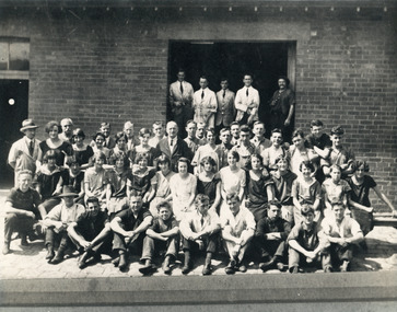 Photograph - Staff Portrait, Port Phillip Mills, 1926