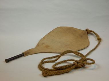 Oil Bag to distribute oil on waters between the Life Boat and the shipwreck to calm waters when retrieving  shipwreck survivors. 
