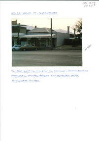 Album - Queenscliff Street Photos by G F Smith - 37-39 Hesse St Obv, GF Smith Street Photos album, 9 December 2025