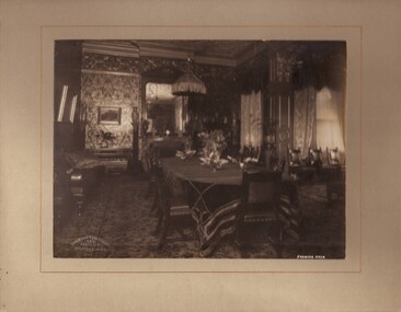 Photograph, Dining room, c1903
