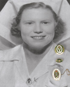 B & W photo, Sister Mary Thomas, 1950's