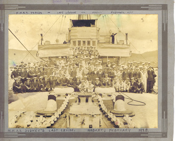 Photograph - Photograph of group, HMAS Sydney, 02/1928