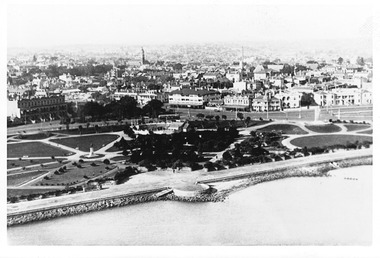 Photograph - Aerial view, Catani Gardens, 1920s