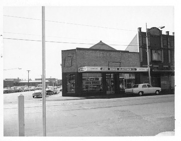 Photograph - Photograph shop, John Bruce Furniture and Electrics Shop, 1978