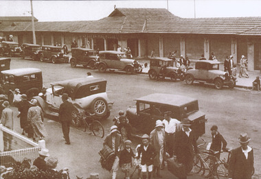 Photograph - Building, Open Beach Bathing House
