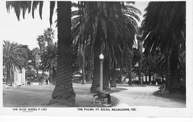 Photograph, The Palms, St Kilda, Melbourne Vic