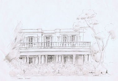 Drawing - Sketch, pencil, Oberwyl