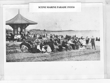 Photograph, Scene Marine Parade, c. 1915-1916