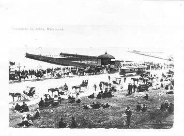 Photograph, Esplanade, St Kilda, Melbourne, 1891 - 1925