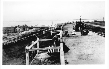 Photograph, Esplanade St Kilda c1870, c. 1870