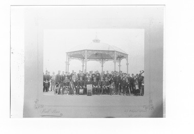 Photograph, Hall Bros, Bandstand, Upper Esplanade, St Kilda, 1918 (?), c. 1895