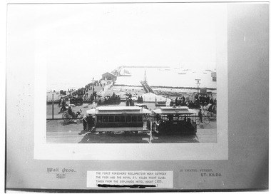Photograph, Wall Bros, Foreshore Reclamation work, c. 1905