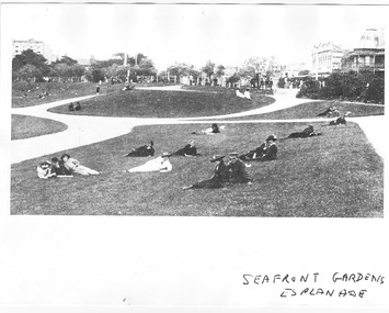 Photograph, Seafront Gardens, Esplanade, 1915-16
