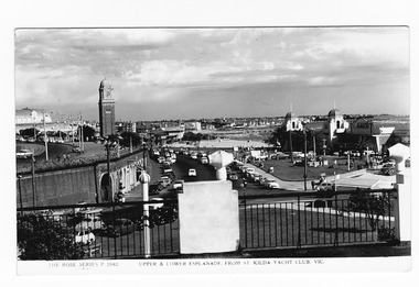 Photograph, Rose Stereograph Co, Upper and Lower Esplanade, from St Kilda Yacht Club