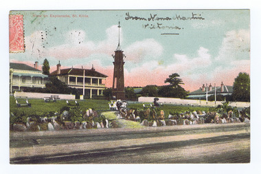 Photograph, View of Esplanade, St Kilda, c. 1906