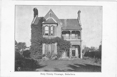 Photograph, Holy Trinity Vicarage, Dickens St, Elwood