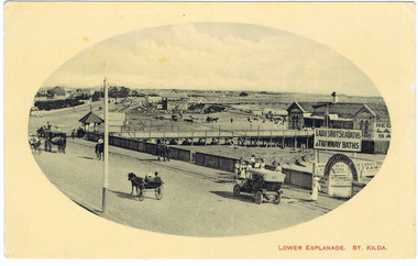Photograph, J.A. Mackenzie, Lower Esplanade, St Kilda, c. 1911