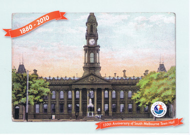 Postcard, City of Port Phillip, South Melbourne Town Hall, 2010