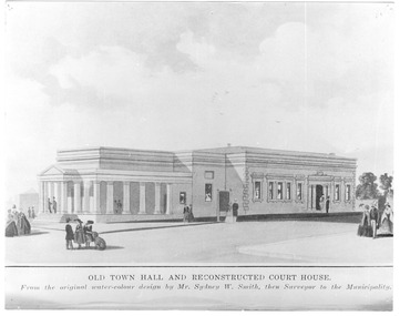 Photograph, Michael Belgrove, Old Court House and first St Kilda Town Hall, c. 1870s