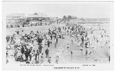 Photograph, Kellett & Co, St Kilda Beach, c. 1926