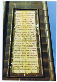 Photograph, Boer War Memorial