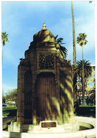 Photograph, O'Donnell Memorial Fountain, c. 1991