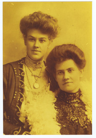 Postcard, Ethel Flatman and Elizabeth Flatman, c. 1907