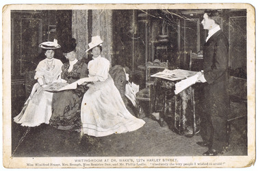 Photograph, Waiting Room at Dr Wake's, 127A Harley Street
