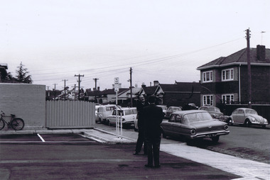 Photograph, Camden Street carpark, Balaclava, 11/1962