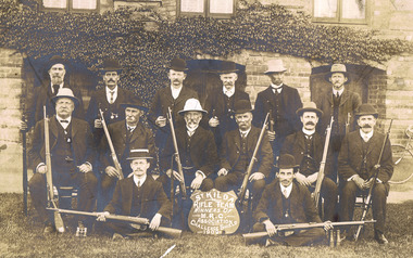 Photograph, St Kilda Rifle Club (c1858), c. 1909