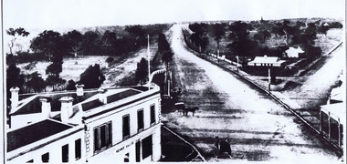 Photograph, St Kilda Junction with Old Police Paddock, c. 1858