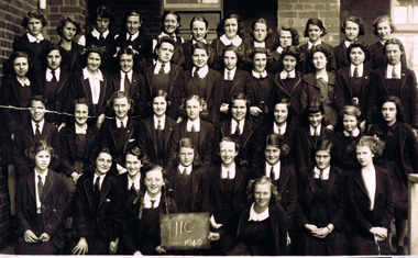Photograph, Form 2C, Elwood Central School, 1940