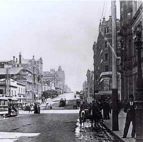 Photograph, Bourke Street, Melbourne, c. 1897