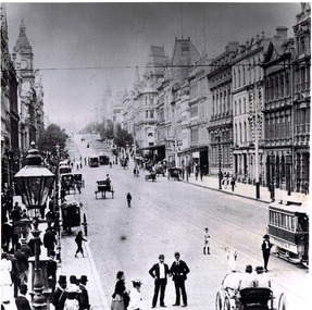 Photograph, Collins St  Melbourne, c. 1897