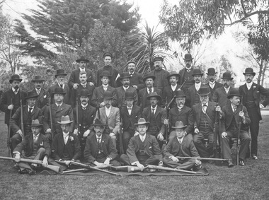 Photograph - Photograph of group, St Kilda Rifle Club, 1905, c. 1905