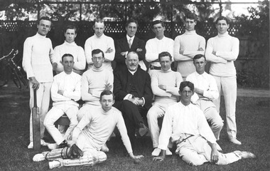 Photograph, Holy Trinity Cricket Club, 2nd Eleven, Runners -up - Season 1911-12, c. 1912
