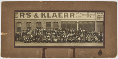 Photograph - Group portrait, Galliers & Klaerr staff, c1924