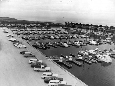 Photograph - Photograph of foreshore, Beaver Photographics, Mid winter boating from St Kilda marina, 6/07/1969