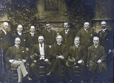 Photograph - Photograph of group, Churchwardens and Vestrymen of Christ Church St Kilda - 1907, c1907