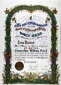 Certificate - Framed, Certificate of Thanks