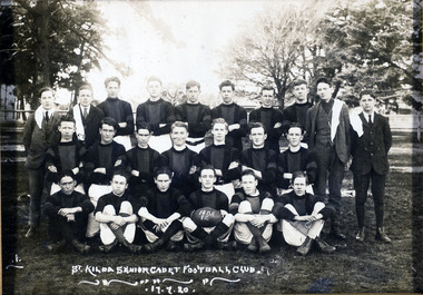 Photograph, St Kilda Senior Cadet Football Club, 17 July 1920