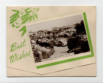 Ephemera - Seasonal card, Best Wishes, c1940s