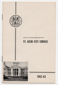 Document - Annual report, St. Kilda City Council 1962-63, 1963