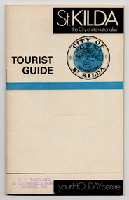 Document - Pamphlet, St Kilda the City of internationalism, tourist guide, c1970