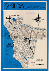 Document - Map, St Kilda your holiday centre, c1970