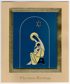 Ephemera - Seasonal card, Christmas Greetings, 1972