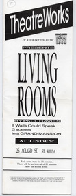 Ephemera - Program, Living Rooms, 1986