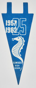 Ephemera - Pennant, 1957-1982 25 Elwood High School, 1982