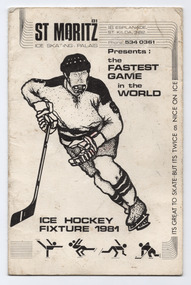 Ephemera - Program, Ice Hockey Fixture 1981, 1966