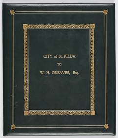 Document - Certificate, Presentation on retirement of W.H. Greaves, 1964